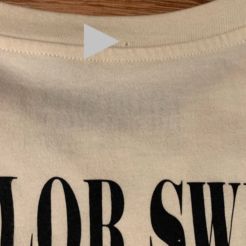 Taylor Swift Authentic Era’s Tour Cream Graphic Band T-Shirt Swiftie Large - Picture 11 of 11